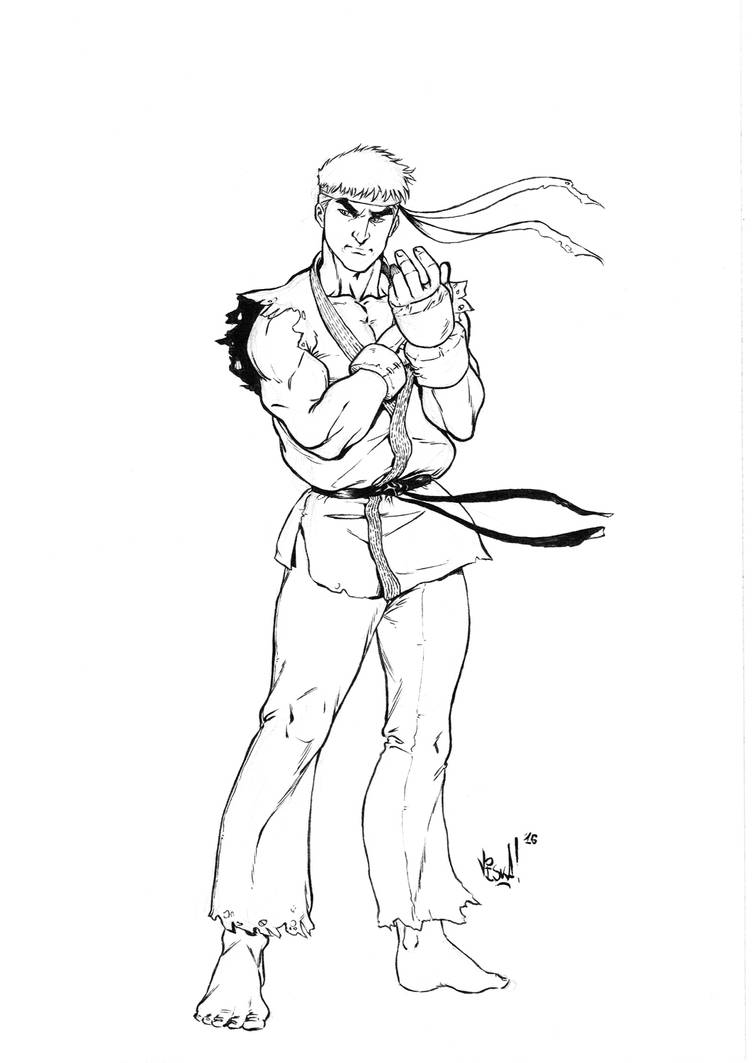 Drawing Practice Ryu Ryu Sketch 30min by Viskaman on DeviantArt