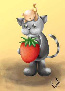 Strawberry Cat