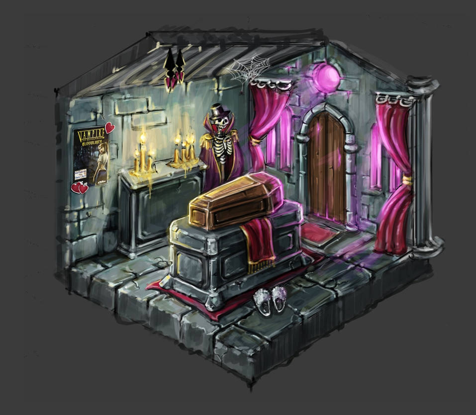 Crypt Whimsy Vampire's Cozy Crypt by ReddNekk on DeviantArt