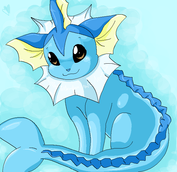 vaporeon is in ze bubbles