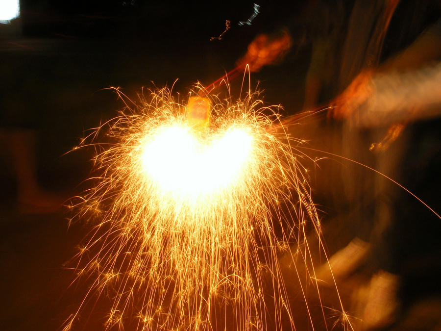 Fireworks Heart