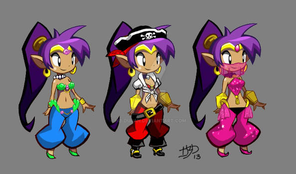 Shantae Costumes-High-Res
