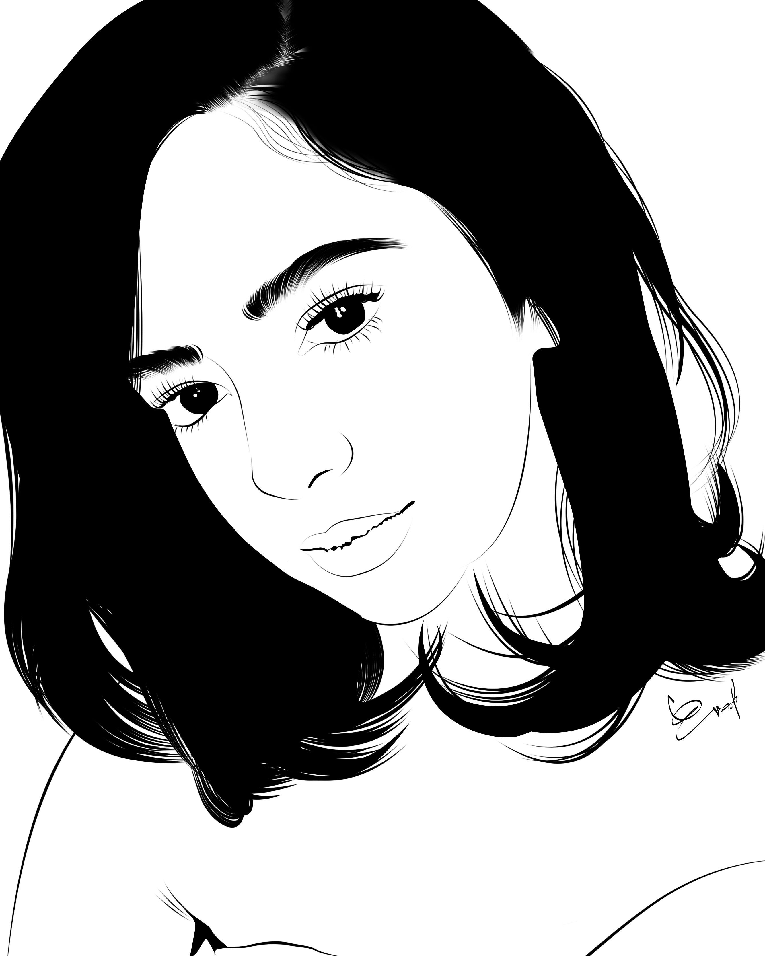 Sue Line Art