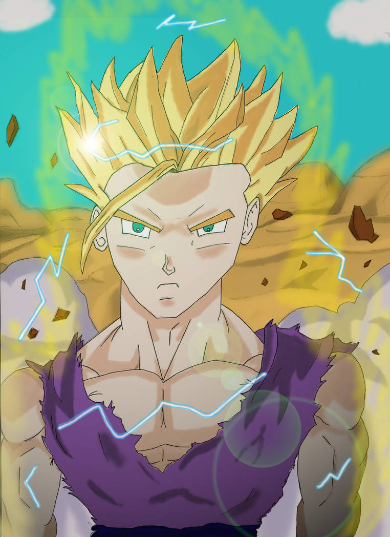 Gohan super saiyan 2 by justintertainment on DeviantArt