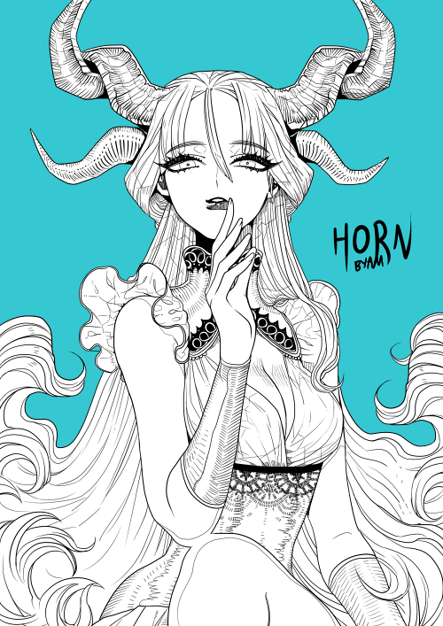 Original illustration book - HORN