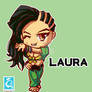 Street Fighter V Laura [Maplestory style]