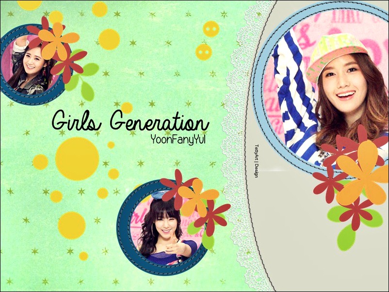 Wallpaper Yoona Tiffany Yuri SNSD