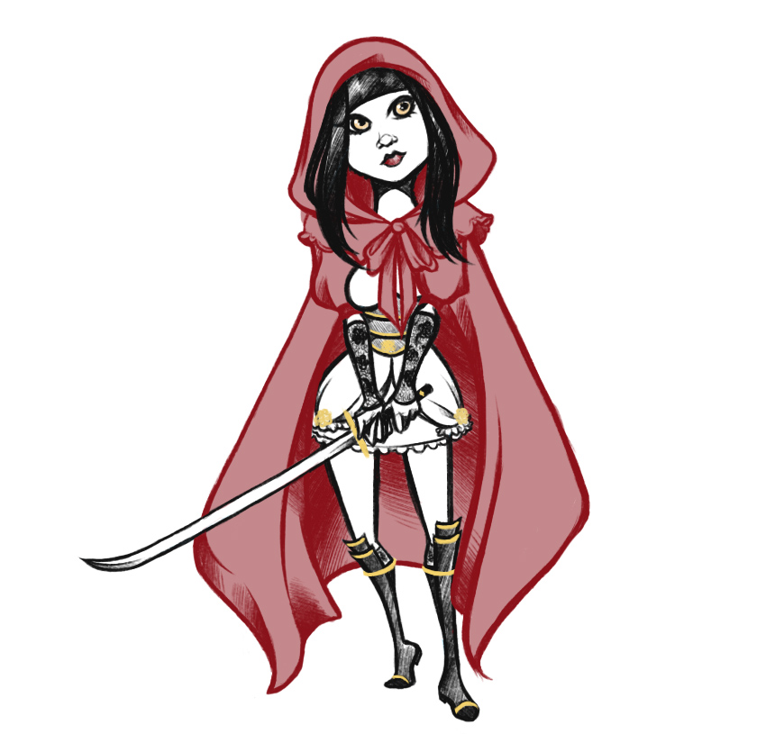 request: red riding hood samurai