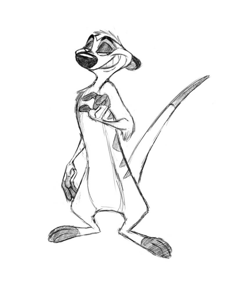 Timon Doodle by Cammiko on DeviantArt