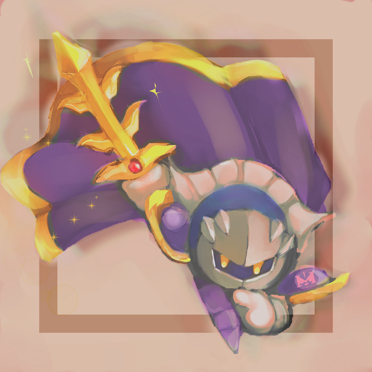 Meta Knight Yellow meta knight by pudinjpeg on DeviantArt