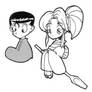 Yusuke and Botan