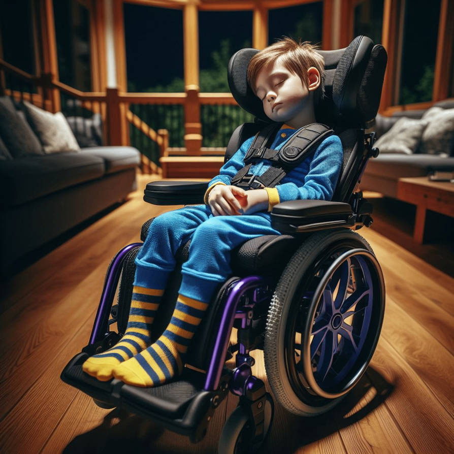 Kid in Wheelchair 169 (AI) by KendallBernese on DeviantArt