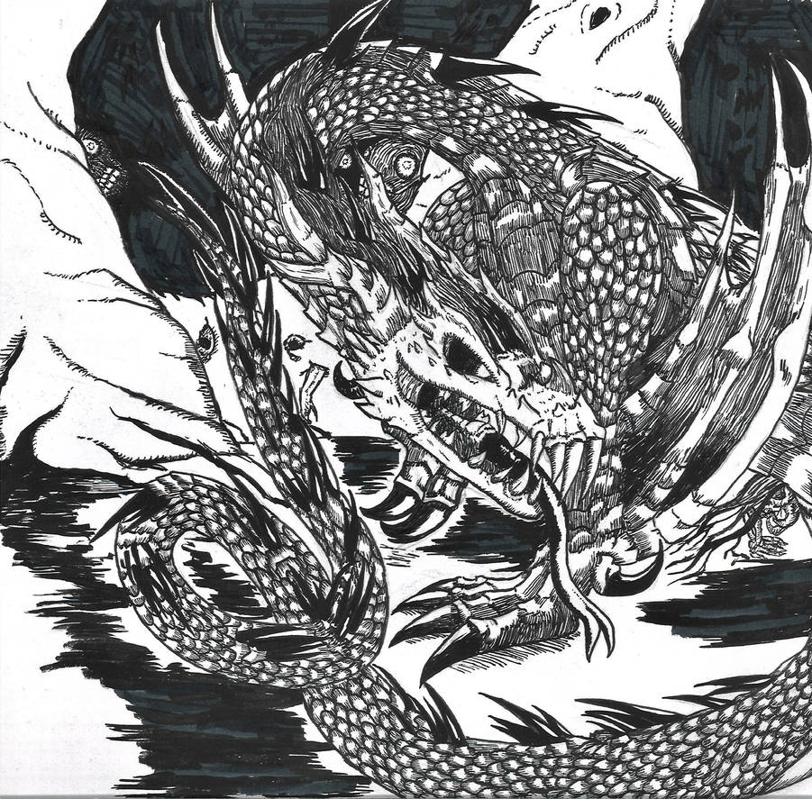 Linorm Dragon Linnorm by AlbertPseudonym on DeviantArt
