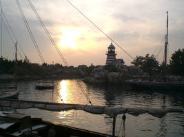 sunset lighthouse