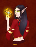 Gift: Aranya Ver'Sarn (Version 2) by MischiArt