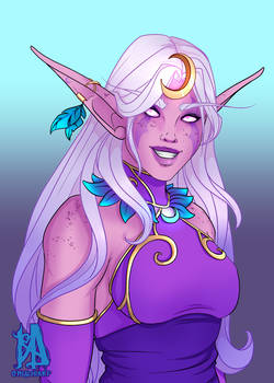 2018 BlizzCon Badge Portrait: Faebelina