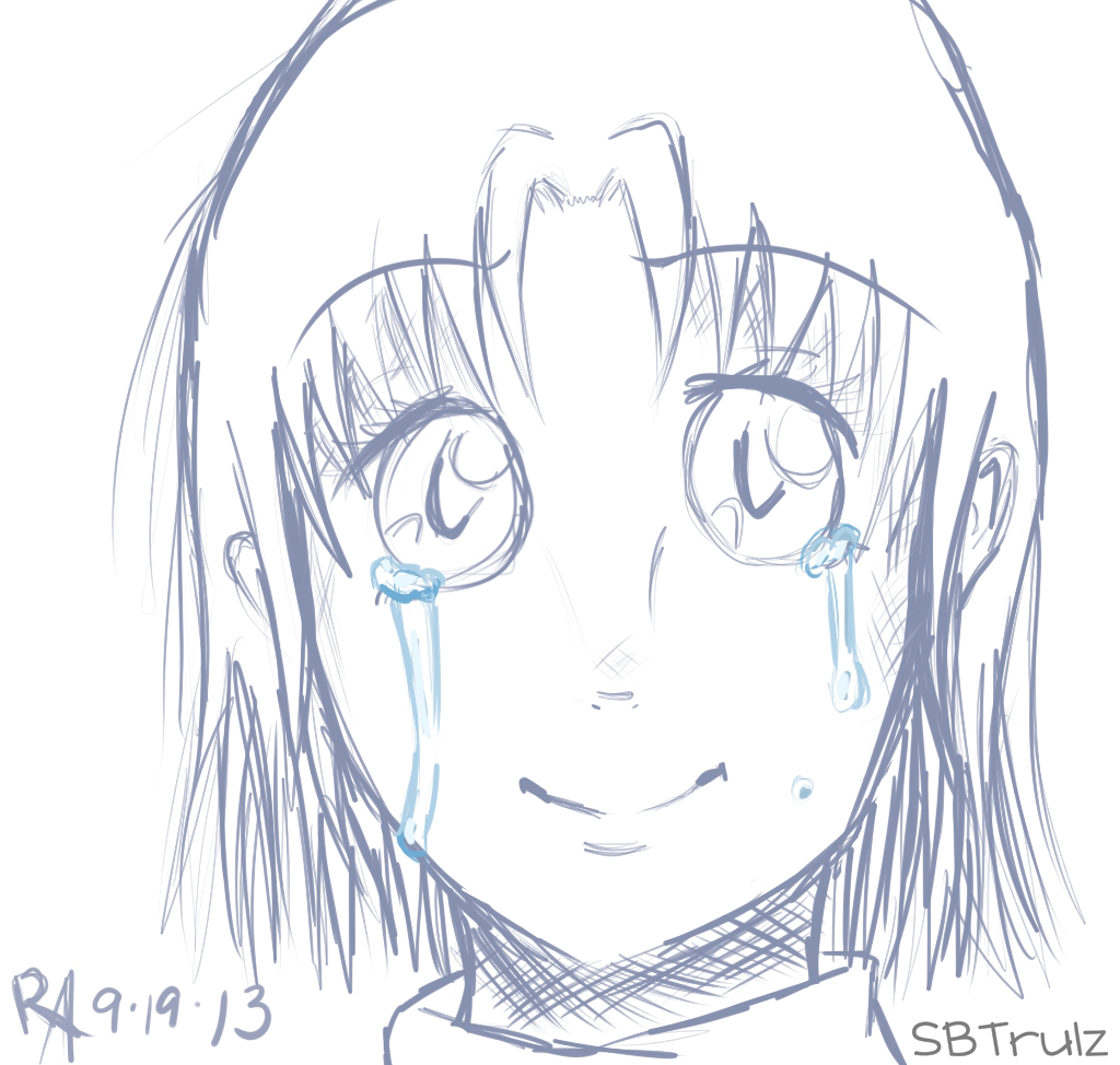 Crying Girl Sketch by SBTrulz on DeviantArt