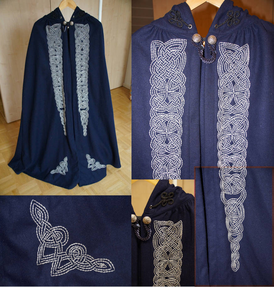 Celtic Knotwork Cloak by bifishiar