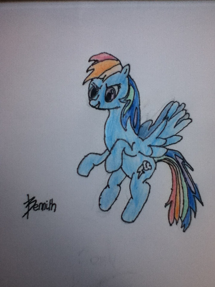 My first MLP hand drawing by Bennith on DeviantArt