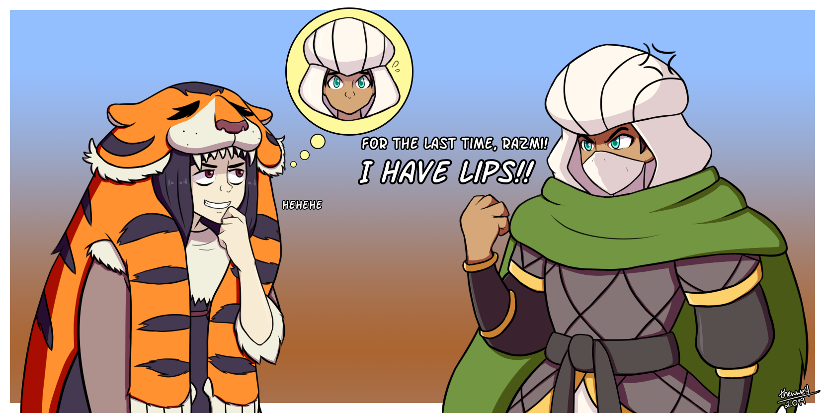 Stickers Razmi Razmi and Qadira - Indivisible by thewwe4 on DeviantArt