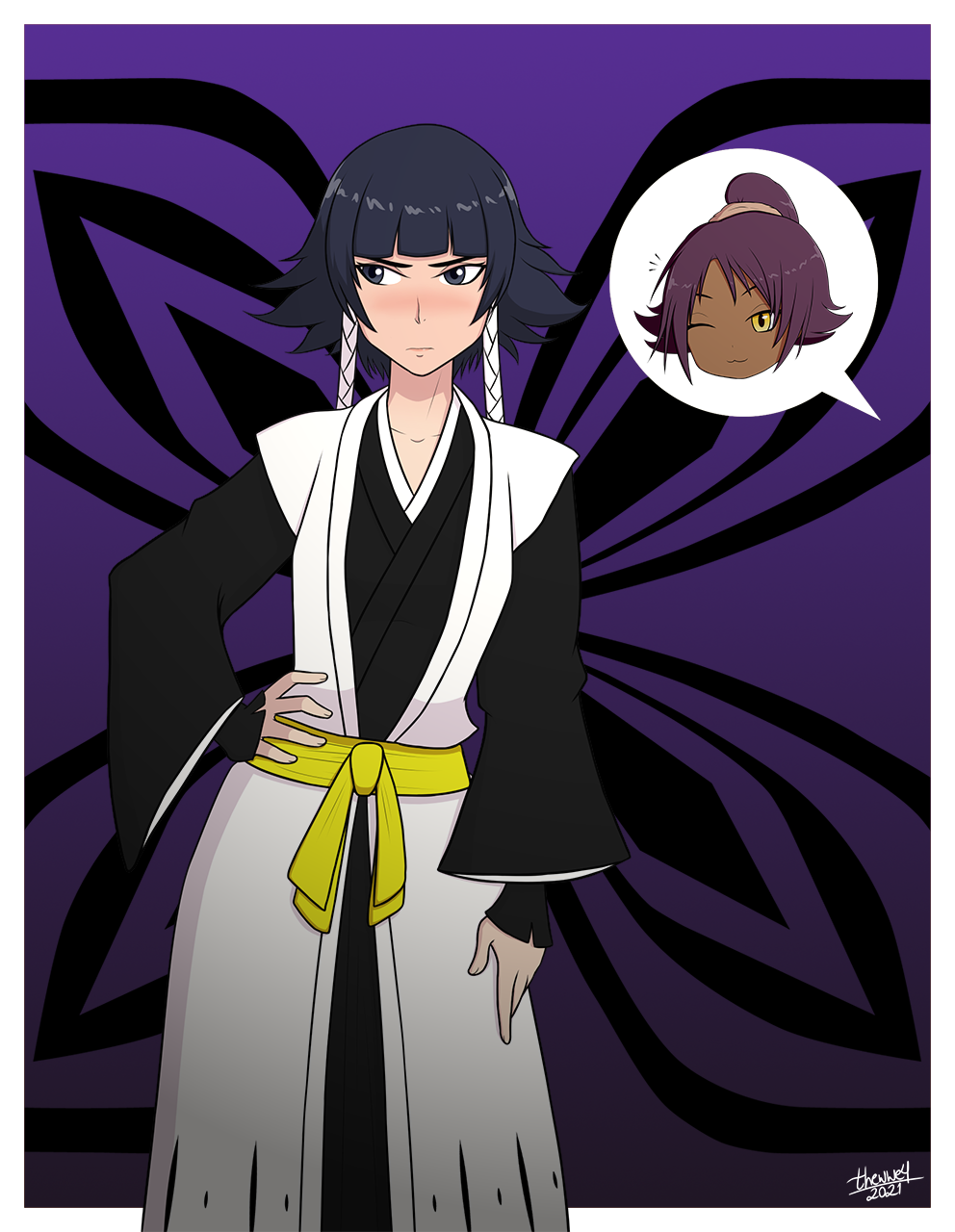 Soi Fon And Yoruichi Bleach By Thewwe4 On DeviantArt soi-fon-and-yoruichi-bleach-by-thewwe4-on-deviantart