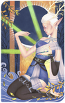 Selenhyn tarot card by MoonlitAlien