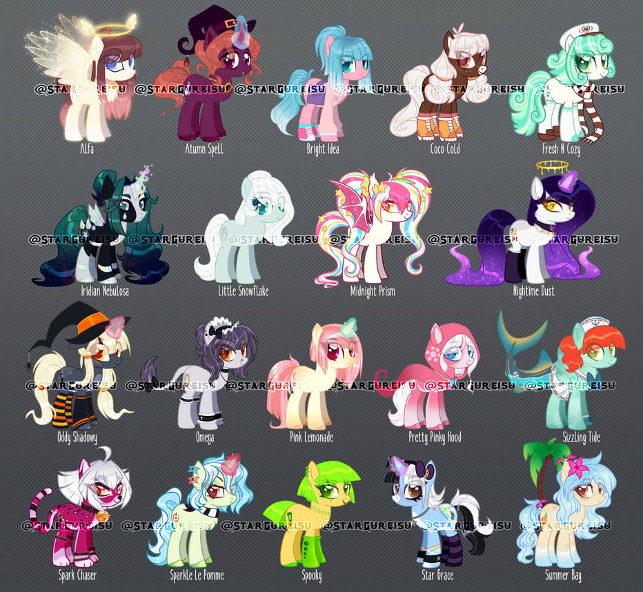 MLP OC'S by StarGureisu on DeviantArt