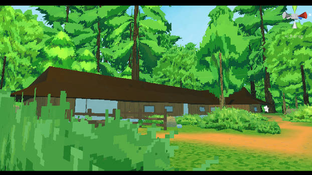 Japanese RPG House From Video Game Screenshot