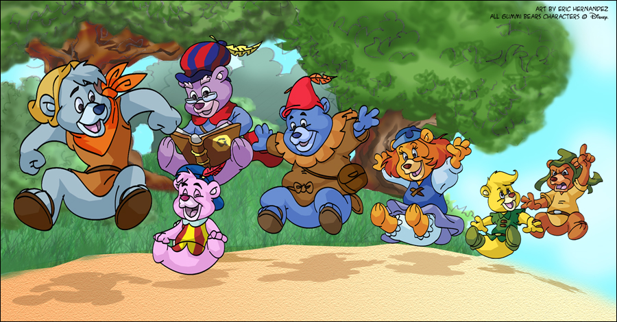 Adventures of the gummi bear on Disneyafternoonfans - DeviantArt.