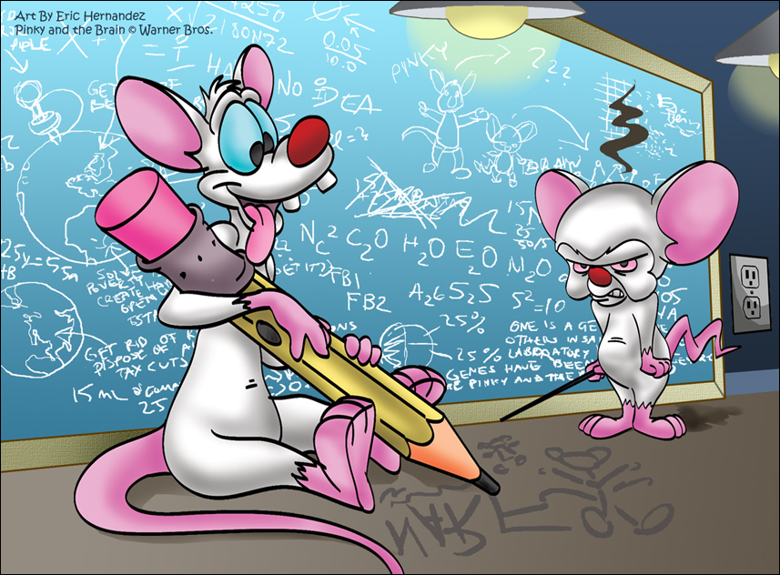Pinky and the Brain by ElectricDawgy