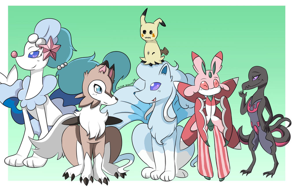 Pokemon Sun Team by alpha-vaporeon on DeviantArt