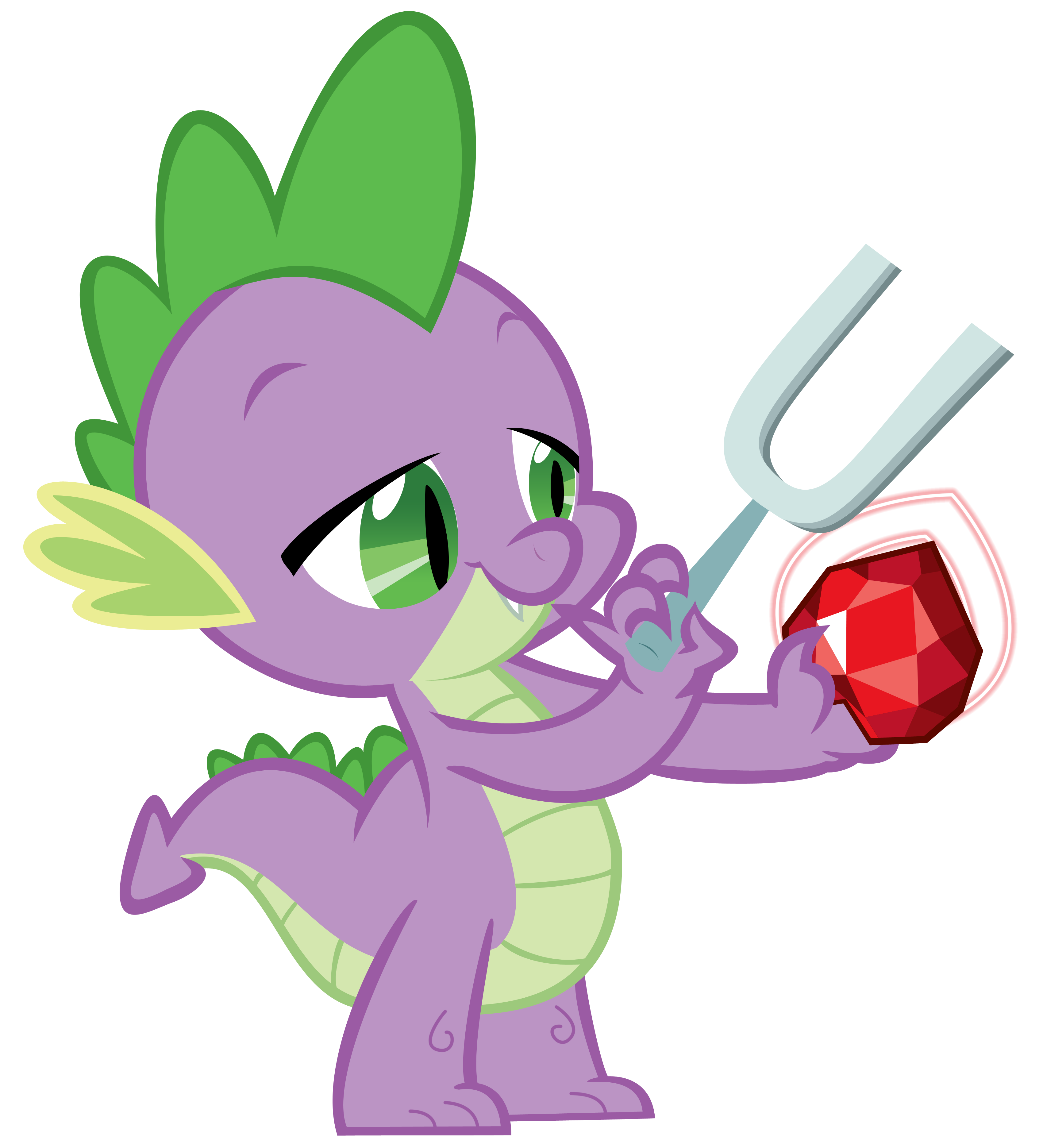 Spike's Fire Ruby by Liamb135 on DeviantArt
