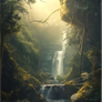 Waterfall in Forest Nature (Check Description)