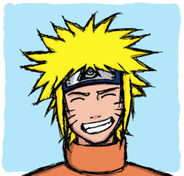 Naruto ala funky hair