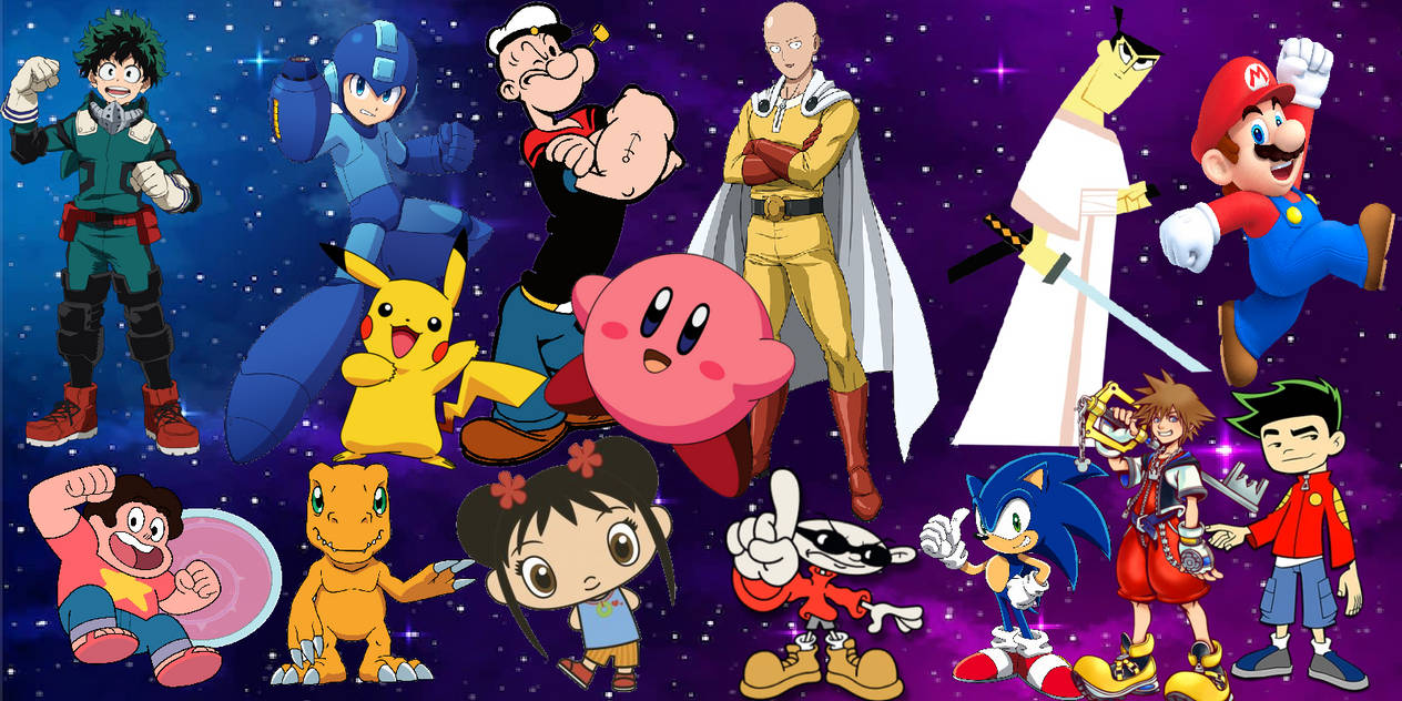 Crossover Characters (Version 1) by KingJxD0018 on DeviantArt