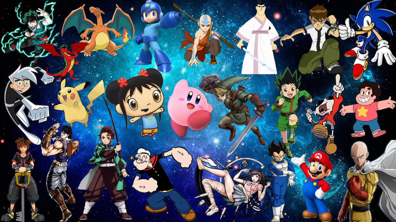 Crossover Characters (Version 2) by KingJxD0018 on DeviantArt