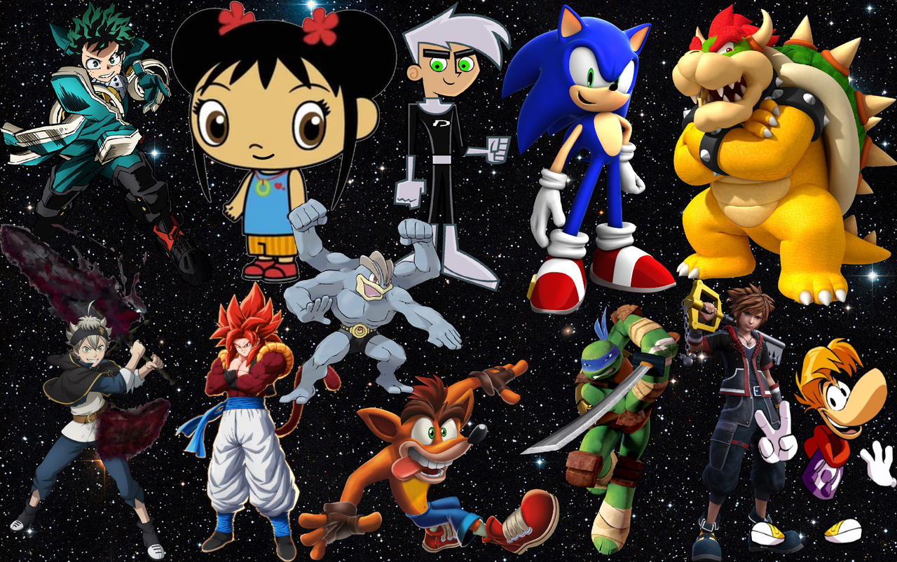 Crossover Characters (Version 5) by KingJxD0018 on DeviantArt