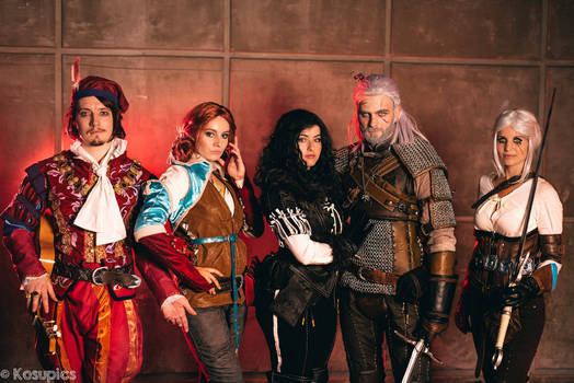 The Witcher III cosplay group