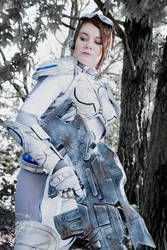 Sarah Kerrigan (ghost armor) - StarCraft II