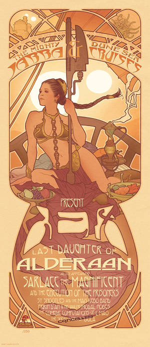 Art Nouveau Slave Leia