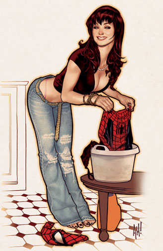 Mary Jane Litho by AdamHughes