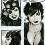 Catwoman Sketch Cards