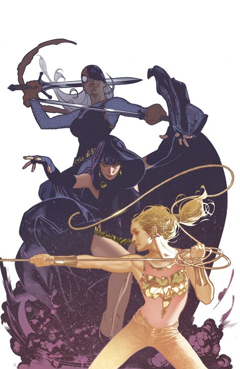 Teen Titans Variant Cover by AdamHughes