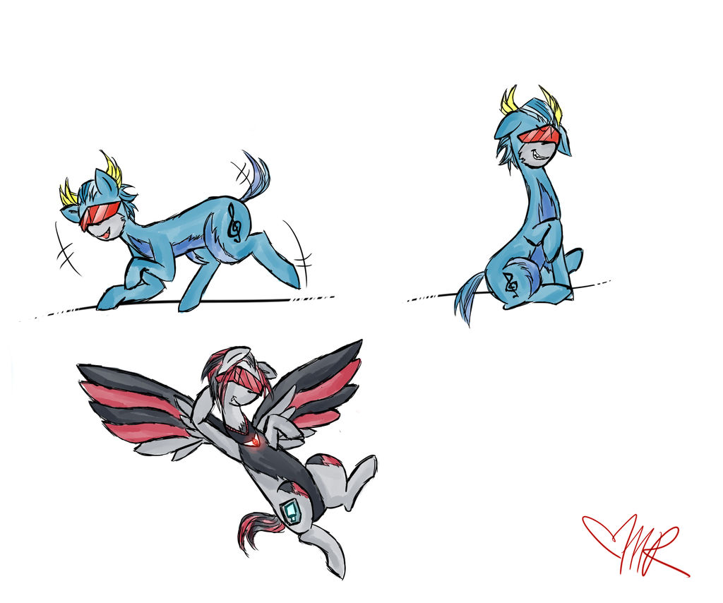 Request Pony!Formers OCs - Blues,Blu and Databite