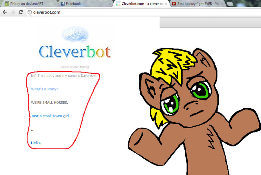 Derp cleverbot