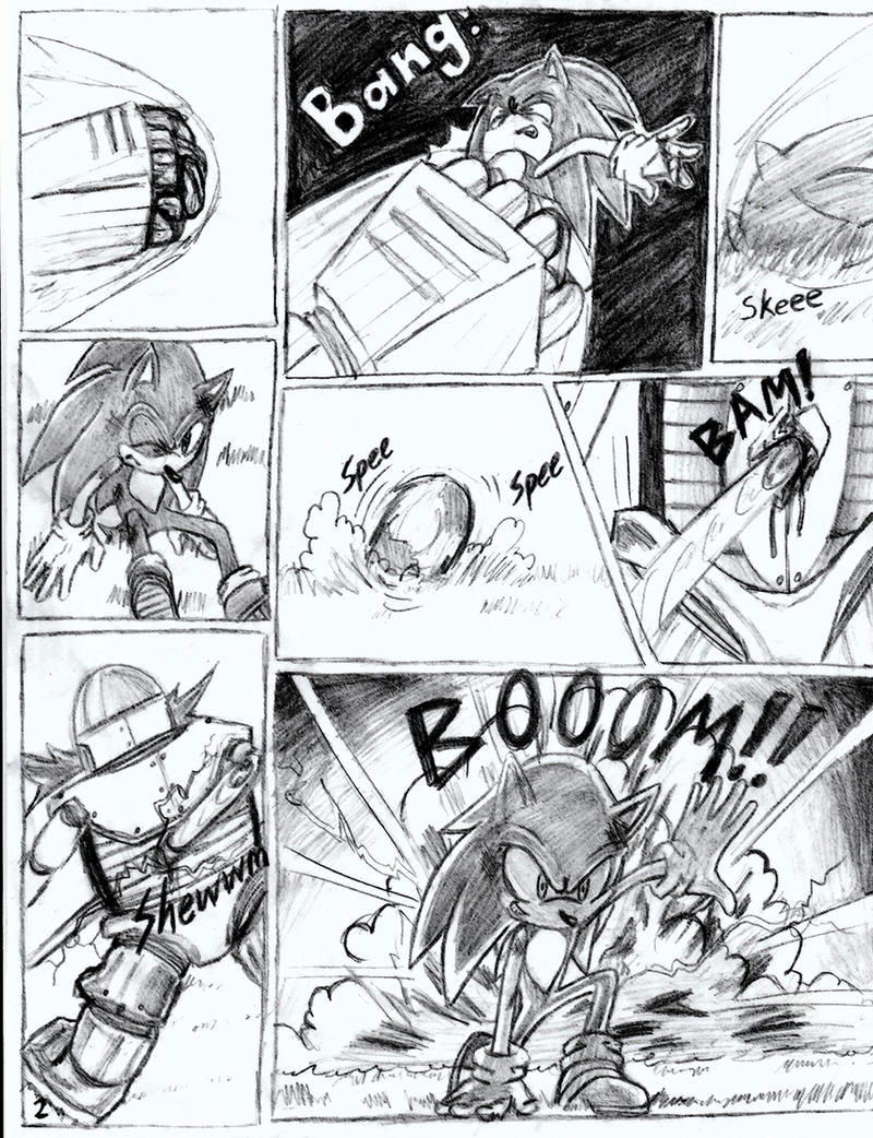 Sonic and Amy Mini Comic Pg 2 of 3