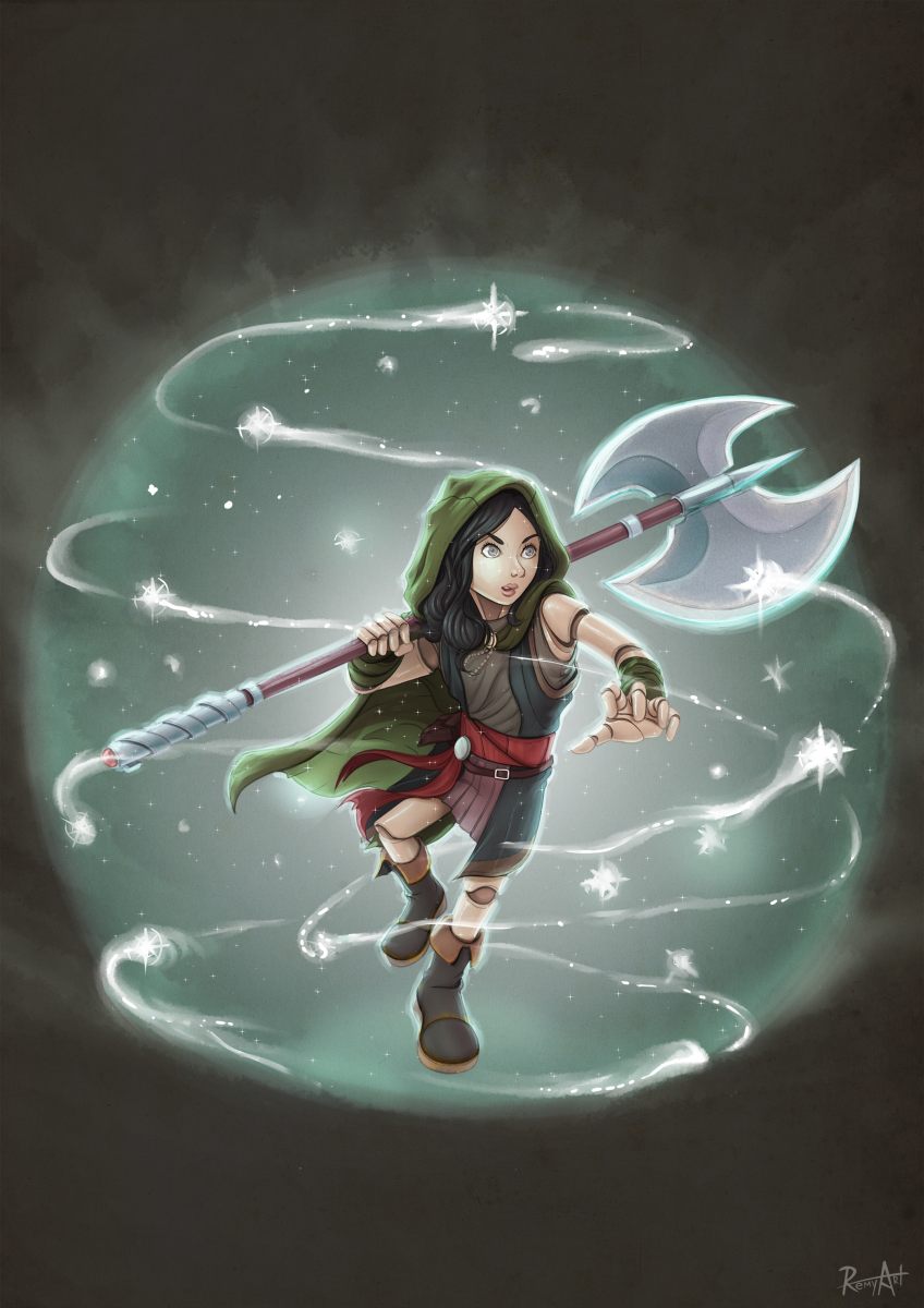 Wild Magic Barbarian Commission by RemyArtt on DeviantArt