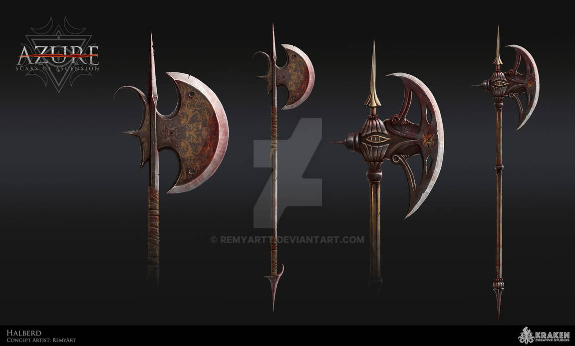 Halberd Rifle Halberds - Concept Art by RemyArtt on DeviantArt