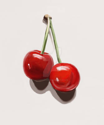 Cherry earring