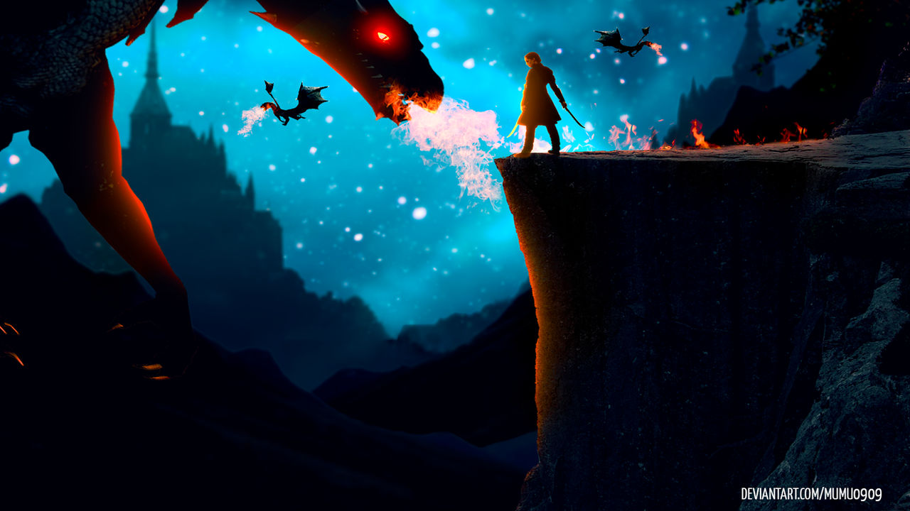 The Knight And The Dragon.